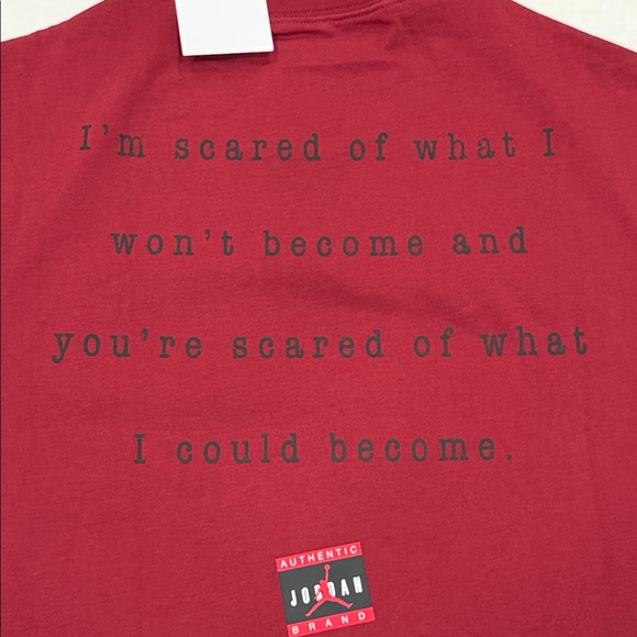 Jordan Maroon Crewneck Tee - Picture 4 of 4